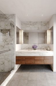 Floating Cherry Vanity
