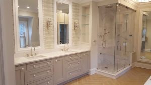 Gray Inset Master Bath
